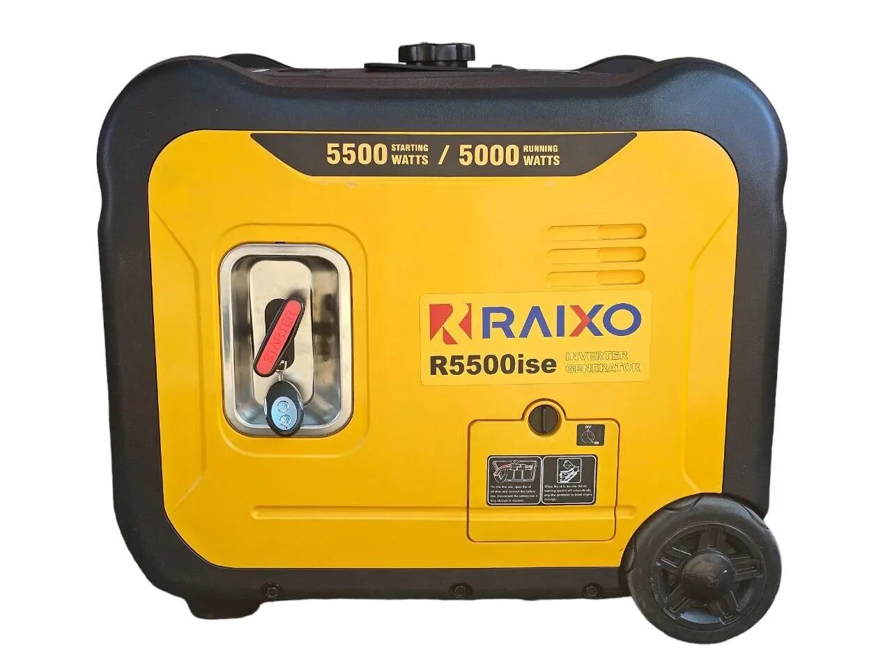 Генератор інверторний бензиновий RAIXO R5500ise 5 кВт